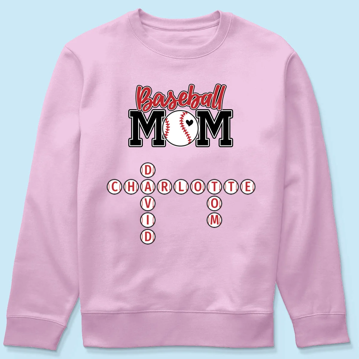 Baseball Mom Grandma Crossword Puzzle Art Personalized Shirt - Image 22