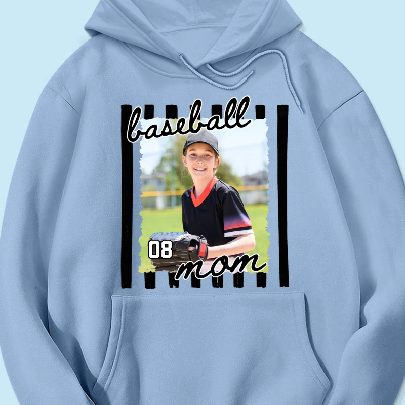 Baseball Mom Photo - Personalized Shirt - Mother's Day Gift for Mom, Wife - Image 66