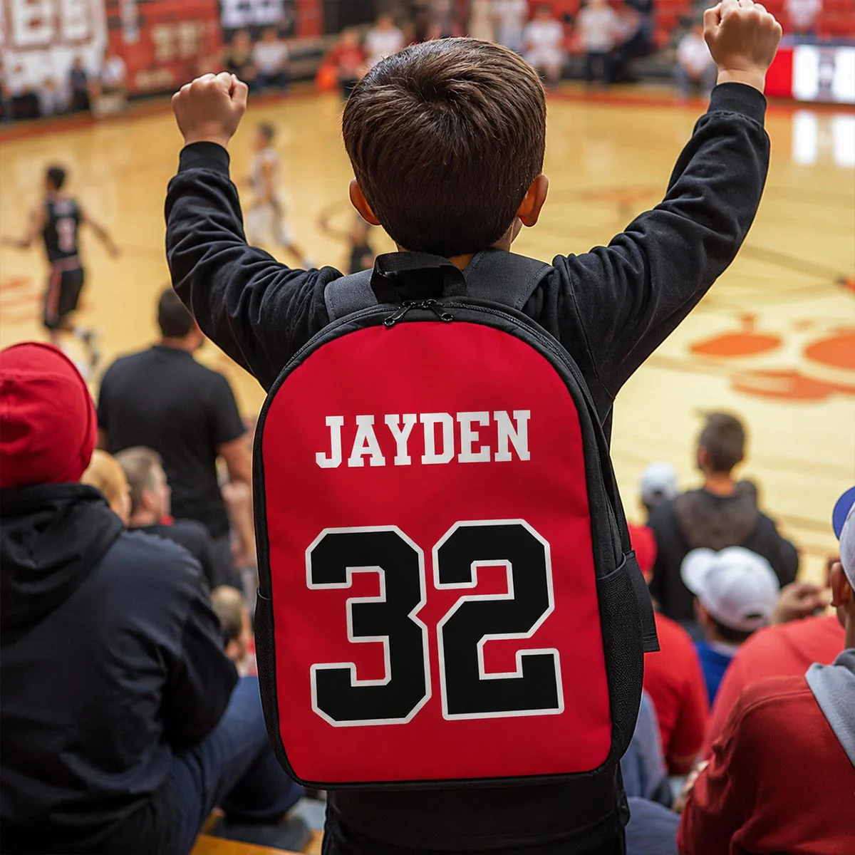 Basketball Jersey - Personalized Backpack - Back To School Gift - Image 3
