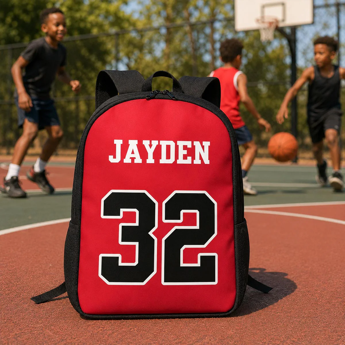 Basketball Jersey - Personalized Backpack - Back To School Gift - Image 5