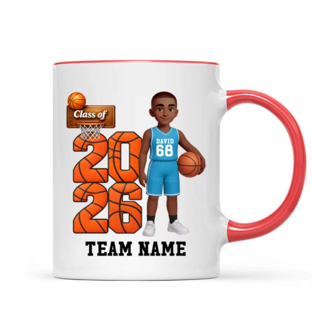 Basketball Senior Class Of 2026 2027 - Personalized Mug - Graduation Keepsake For Son, Daughter - Image 18