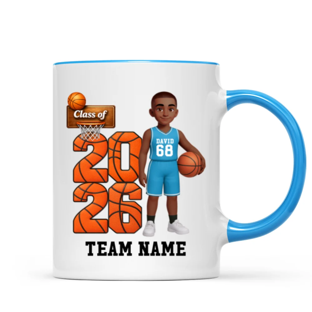 Basketball Senior Class Of 2026 2027 - Personalized Mug - Graduation Keepsake For Son, Daughter - Image 19