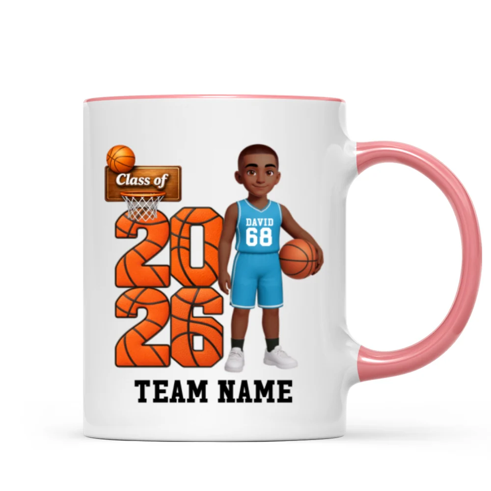 Basketball Senior Class Of 2026 2027 - Personalized Mug - Graduation Keepsake For Son, Daughter - Image 20