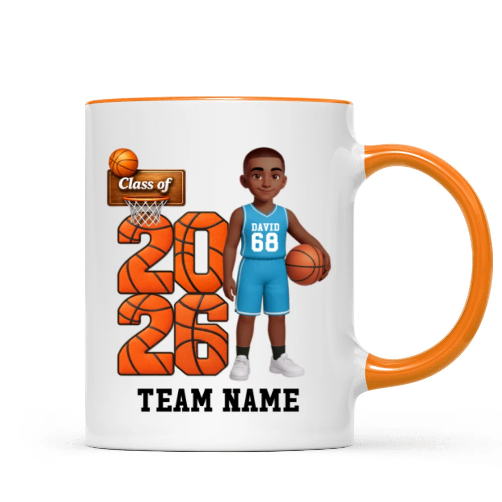 Basketball Senior Class Of 2026 2027 - Personalized Mug - Graduation Keepsake For Son, Daughter - Image 21