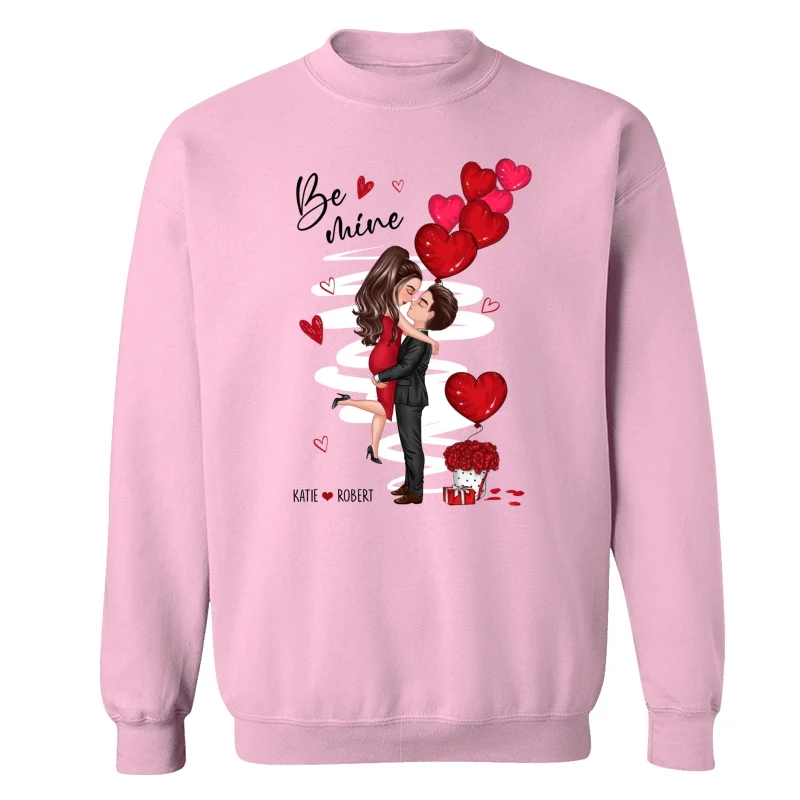 Be Mine Doll Couple Kissing Personalized Shirt - Image 15