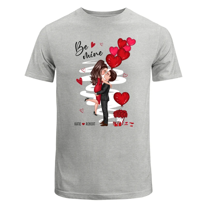 Be Mine Doll Couple Kissing Personalized Shirt - Image 2