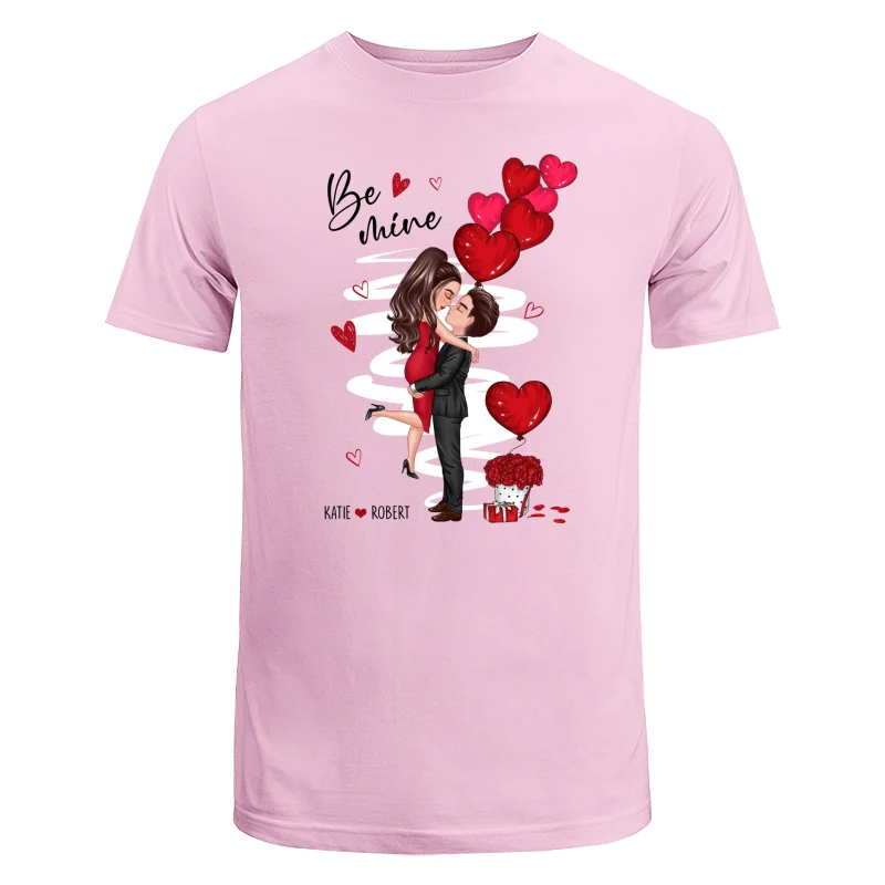 Be Mine Doll Couple Kissing Personalized Shirt - Image 3
