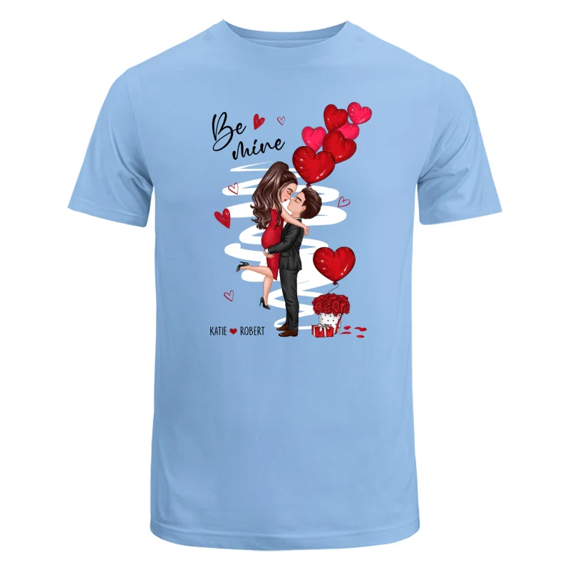 Be Mine Doll Couple Kissing Personalized Shirt - Image 4