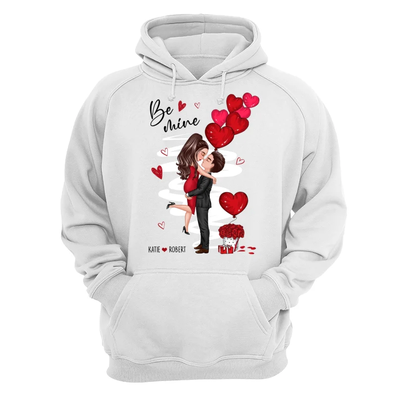 Be Mine Doll Couple Kissing Personalized Shirt - Image 9