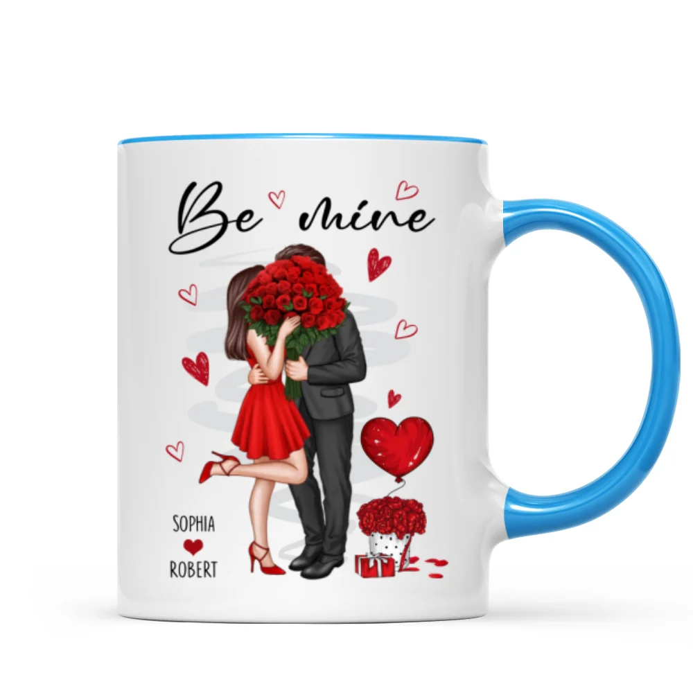 Be Mine Elegant Couple Personalized Mug - Image 10