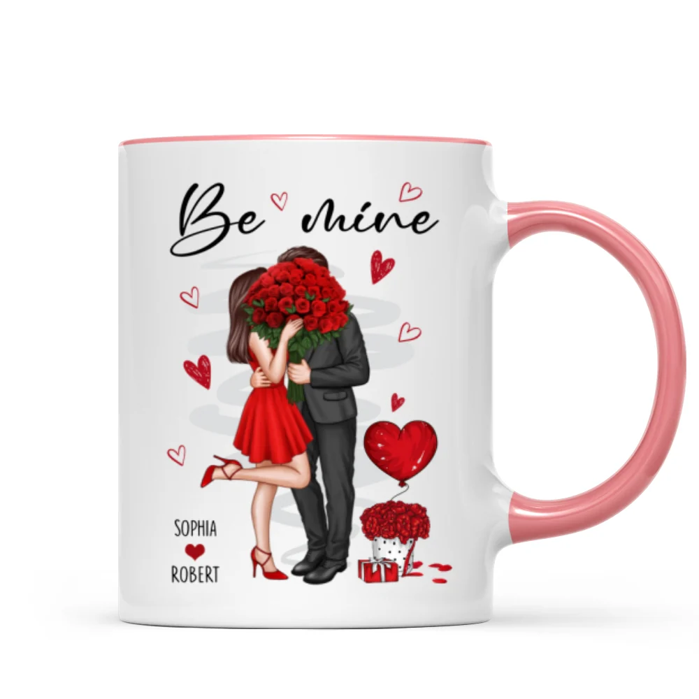 Be Mine Elegant Couple Personalized Mug - Image 11