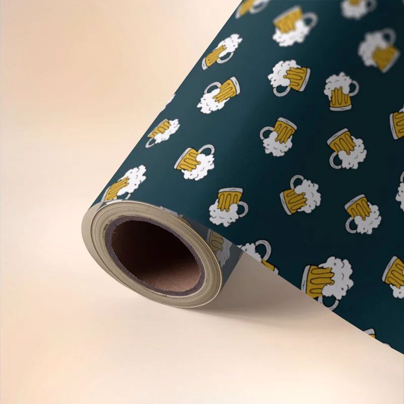 Beer Ice Cold Gift Wrapping Paper - Image 2
