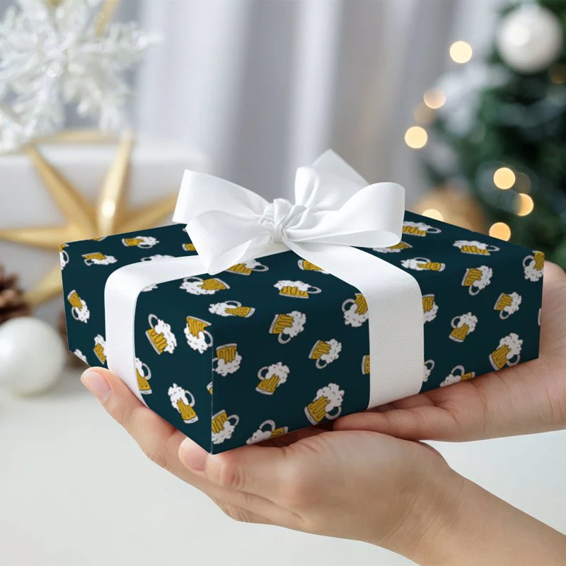 Beer Ice Cold Gift Wrapping Paper - Image 5