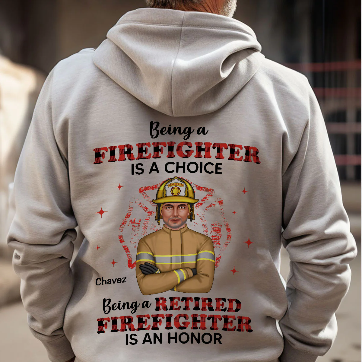 Being A Retired Firefighter Is An Honor Personalized Shirt - Image 5