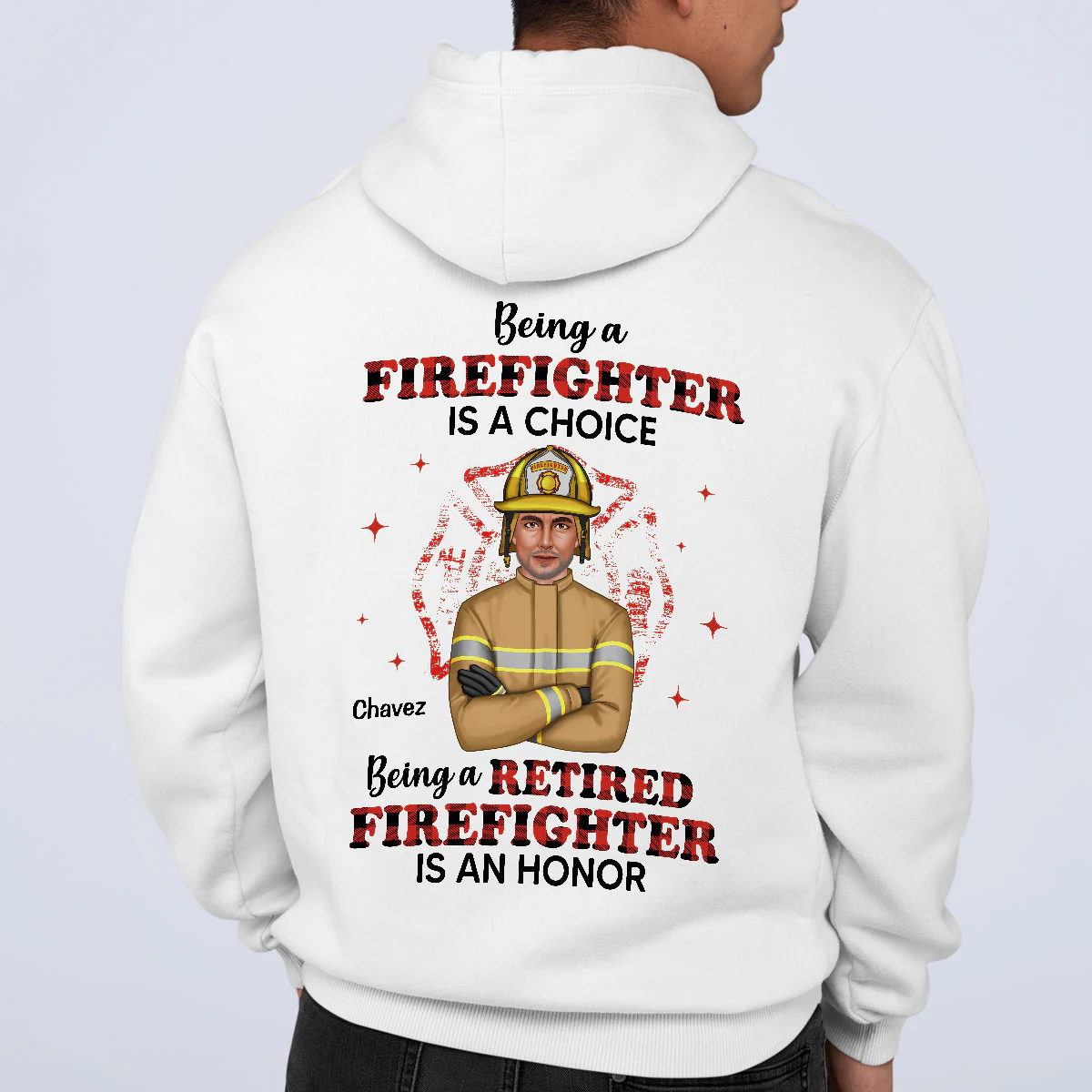 Being A Retired Firefighter Is An Honor Personalized Shirt - Image 6