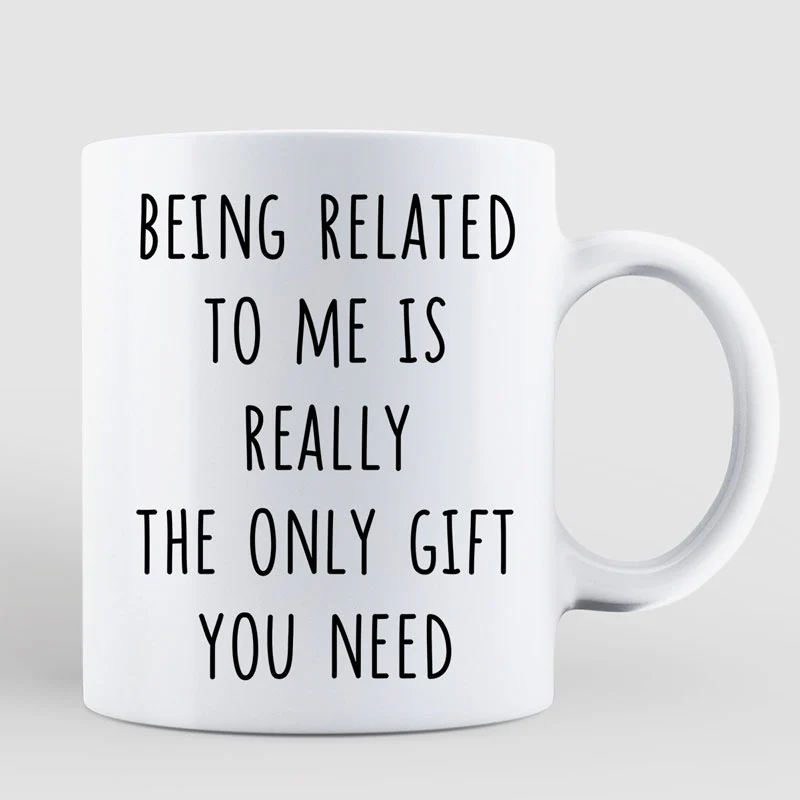 Being Related To Me Couple Personalized Mug - Image 3