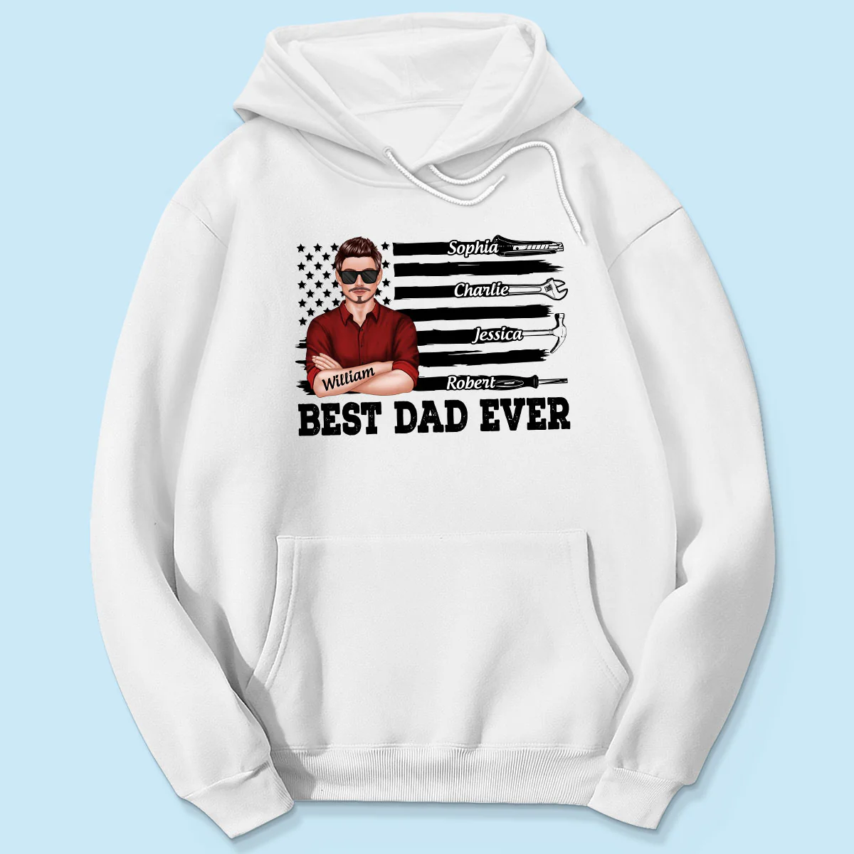 Best American Dad Mechanic Dad Personalized Shirt - Image 5