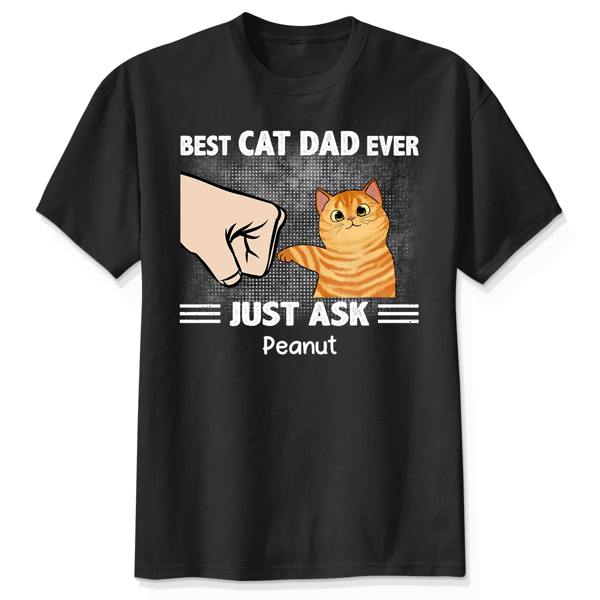 Best Cat Dad Ever Cool Gift For Cat Dad Personalized Shirt