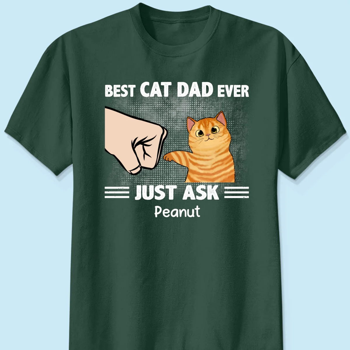 Best Cat Dad Ever Cool Gift For Cat Dad Personalized Shirt - Image 10