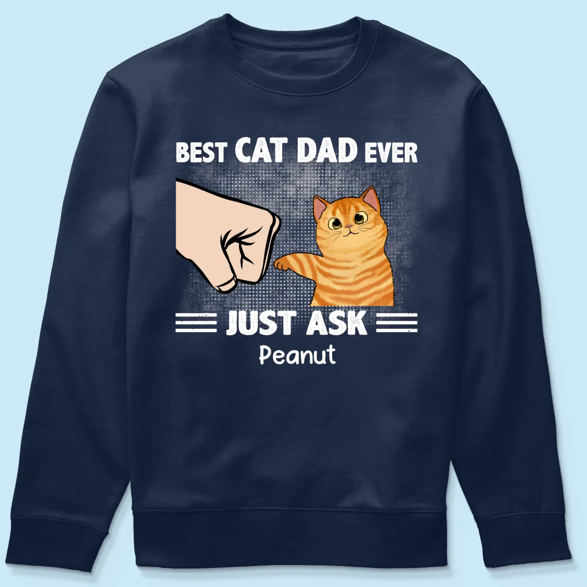 Best Cat Dad Ever Cool Gift For Cat Dad Personalized Shirt - Image 12