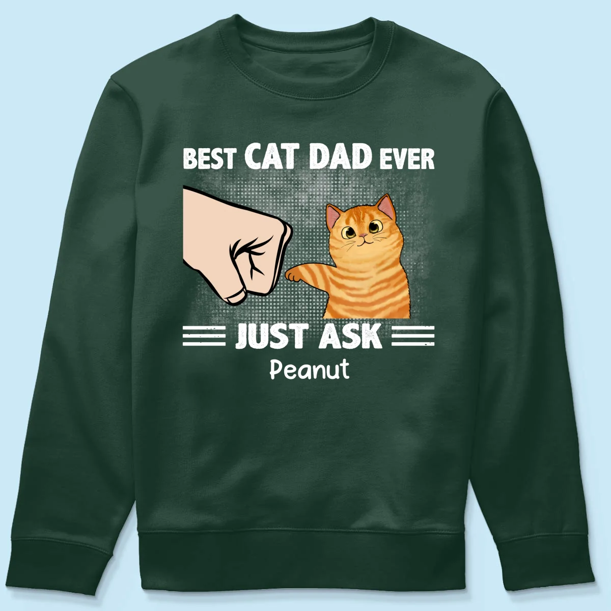 Best Cat Dad Ever Cool Gift For Cat Dad Personalized Shirt - Image 14