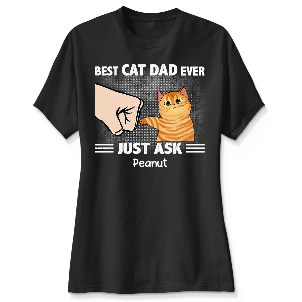 Best Cat Dad Ever Cool Gift For Cat Dad Personalized Shirt - Image 4