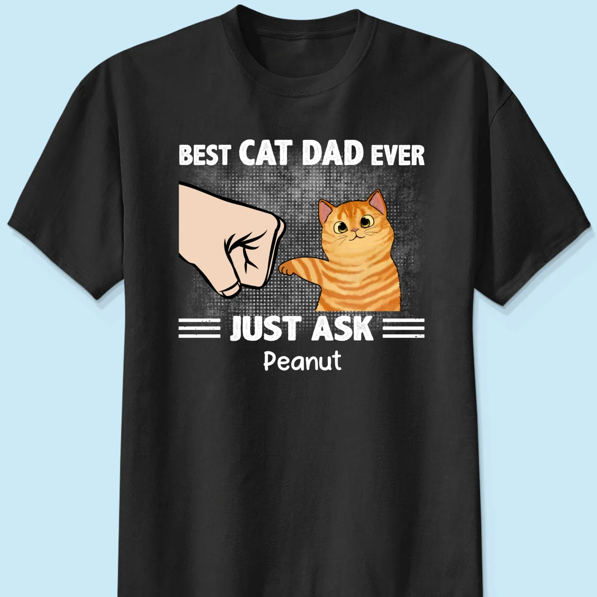 Best Cat Dad Ever Cool Gift For Cat Dad Personalized Shirt - Image 7