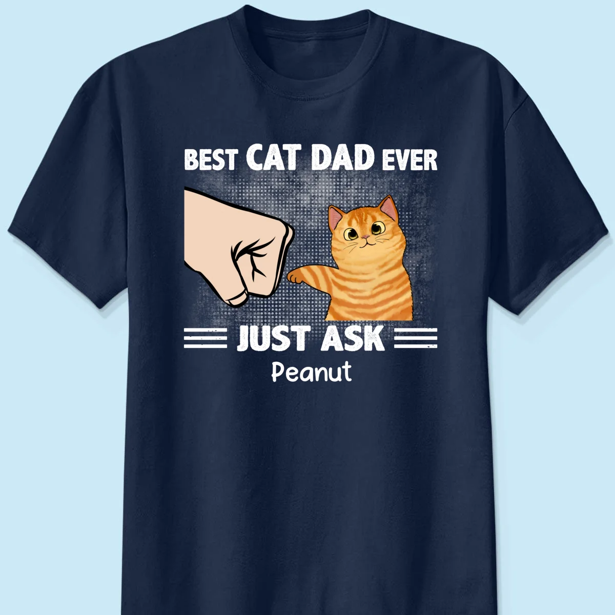 Best Cat Dad Ever Cool Gift For Cat Dad Personalized Shirt - Image 8