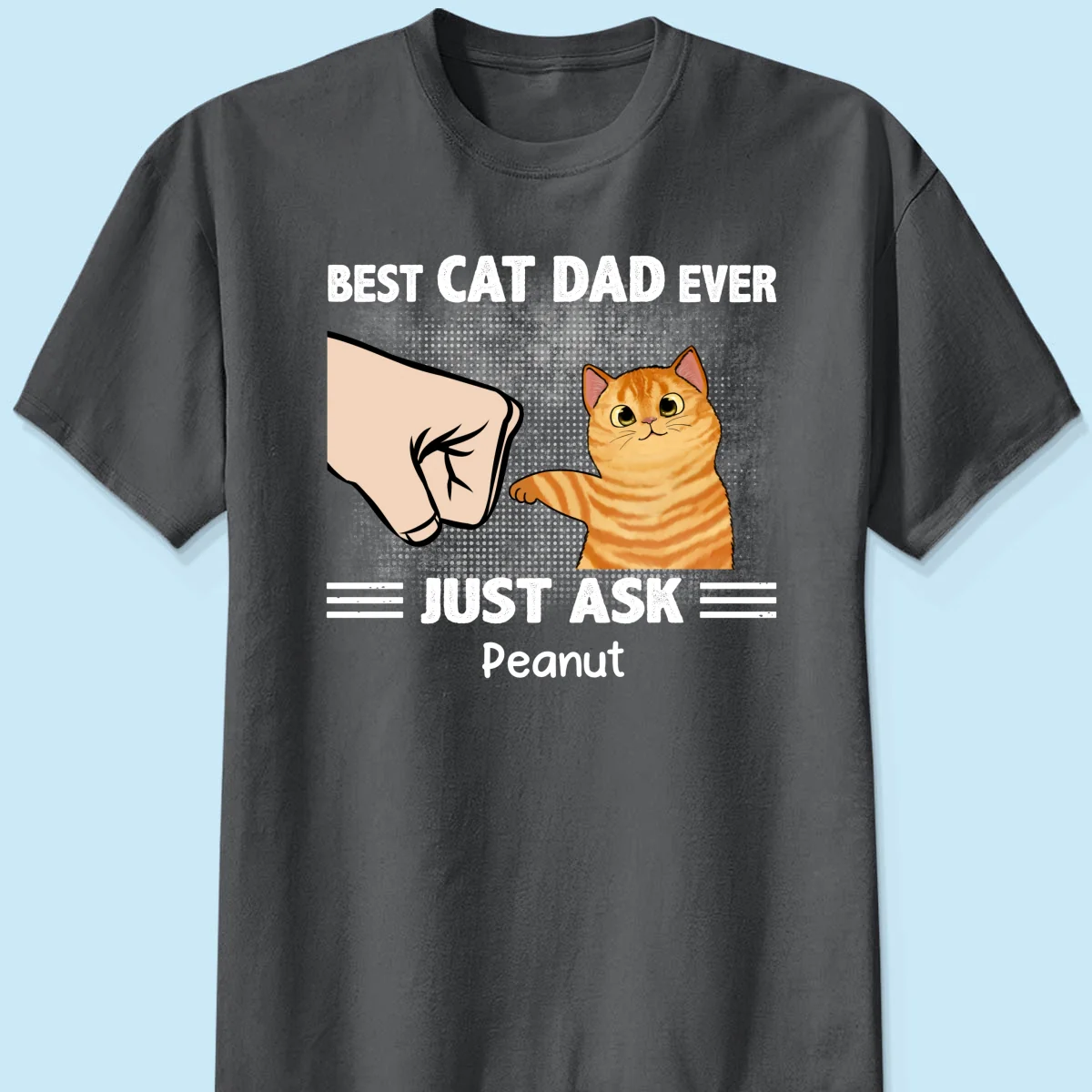 Best Cat Dad Ever Cool Gift For Cat Dad Personalized Shirt - Image 9