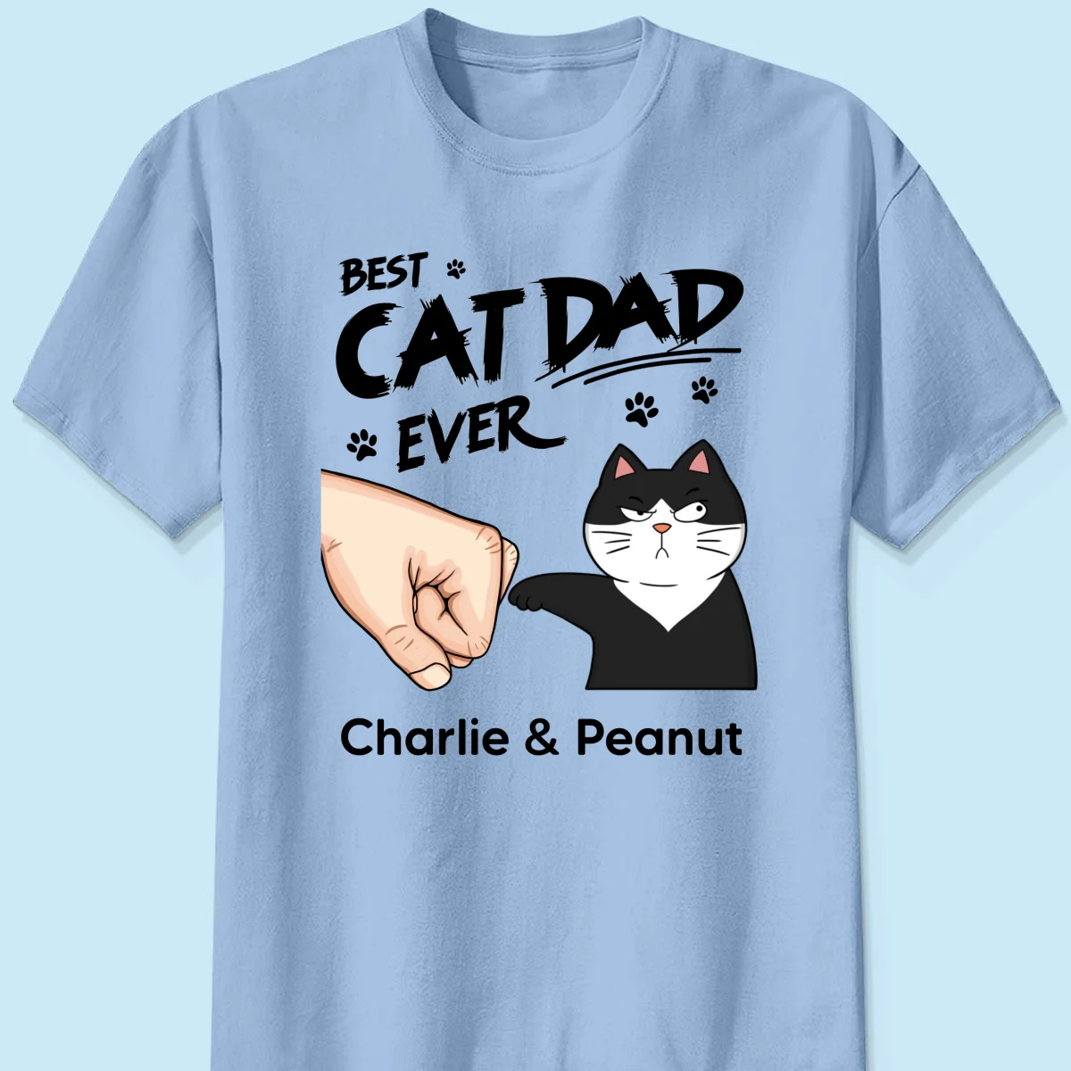Certified Best Cat Dad Personalized Shirt, Funny Father's Day Gift For Cat Dad, Husband, Boyfriend - Image 12