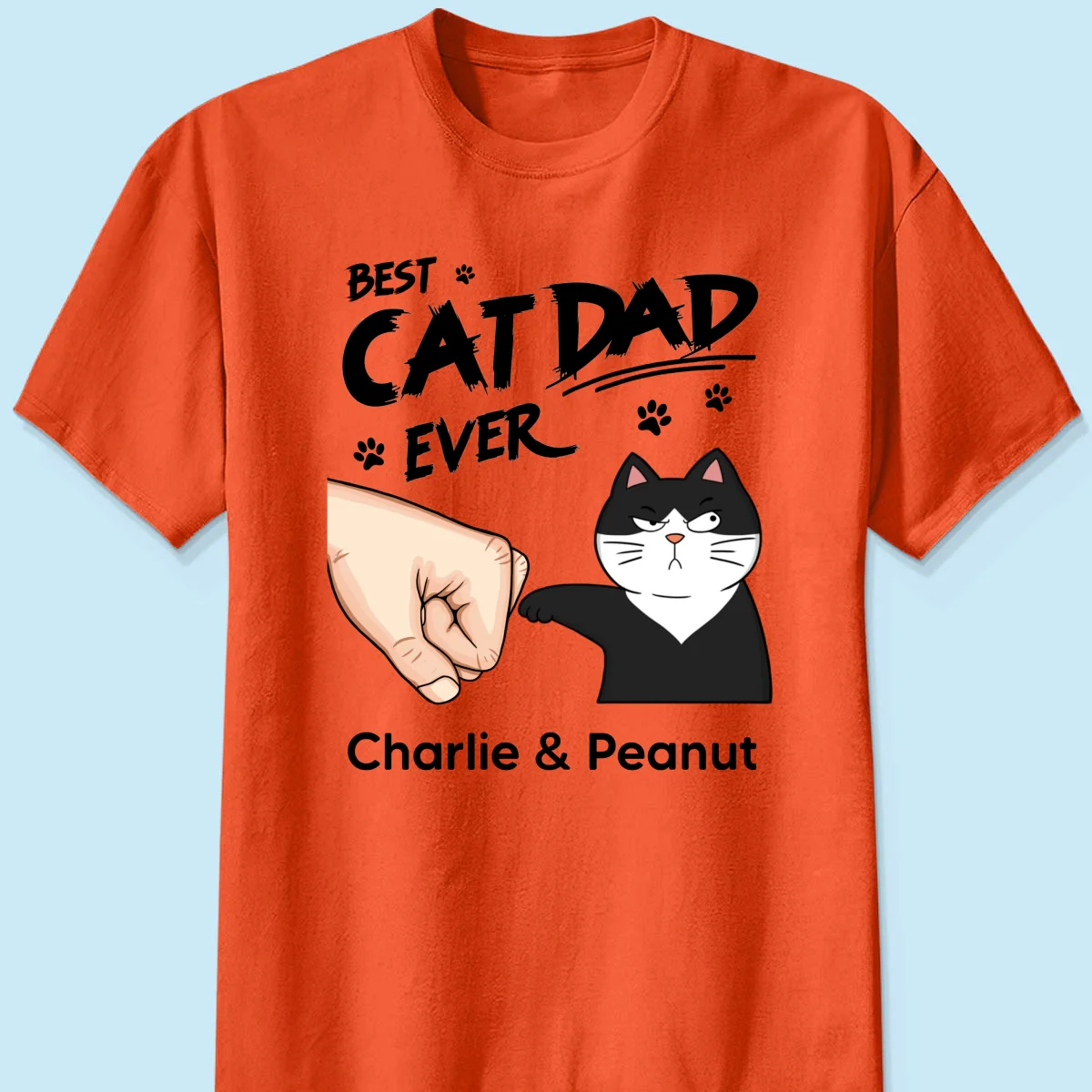 Certified Best Cat Dad Personalized Shirt, Funny Father's Day Gift For Cat Dad, Husband, Boyfriend - Image 14