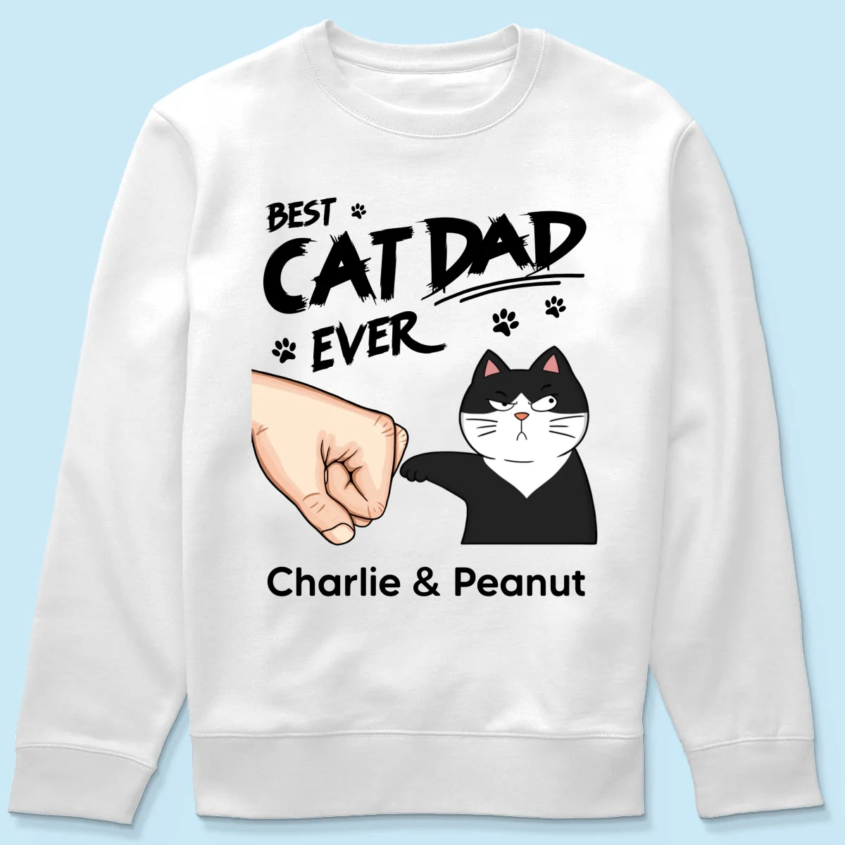 Certified Best Cat Dad Personalized Shirt, Funny Father's Day Gift For Cat Dad, Husband, Boyfriend - Image 21