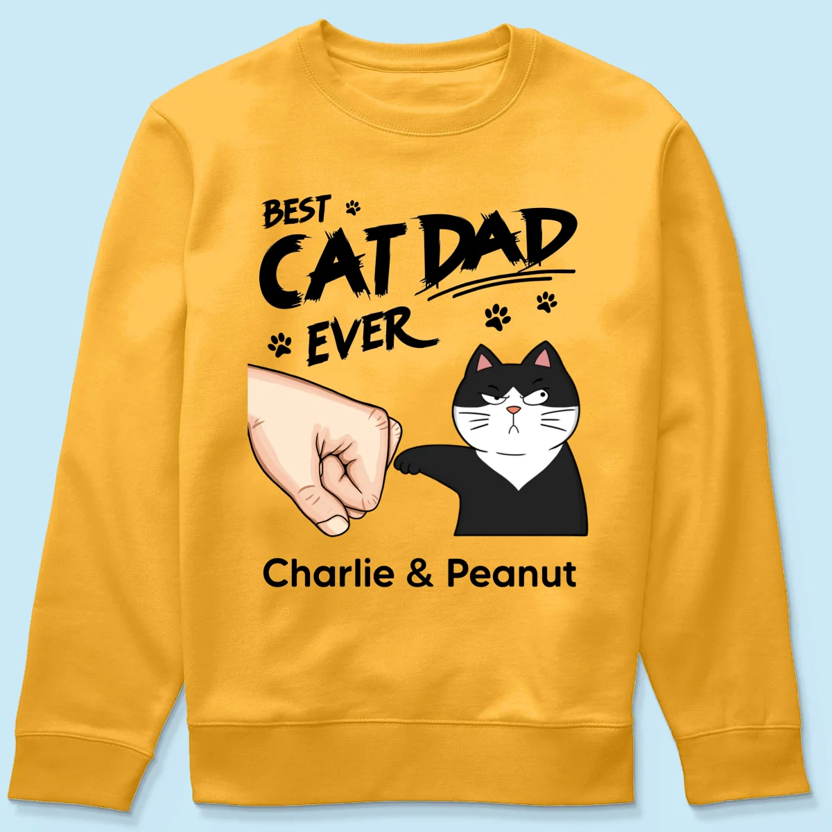 Certified Best Cat Dad Personalized Shirt, Funny Father's Day Gift For Cat Dad, Husband, Boyfriend - Image 22