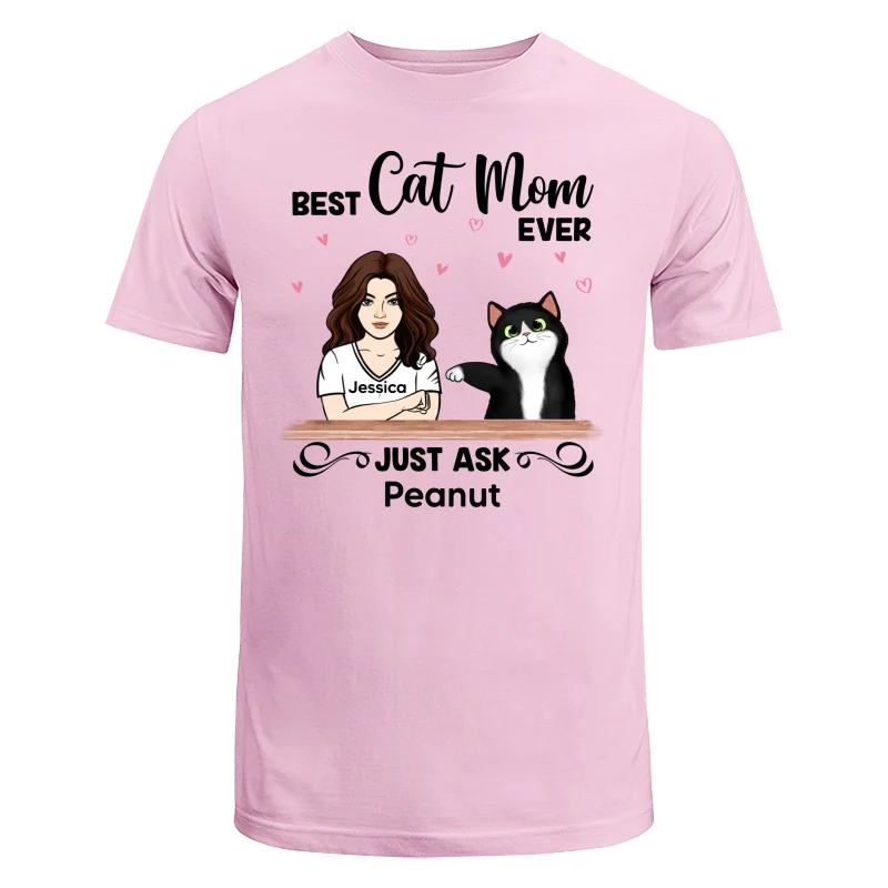 Best Cat Mom Woman And Fluffy Cat Personalized Shirt - Image 6