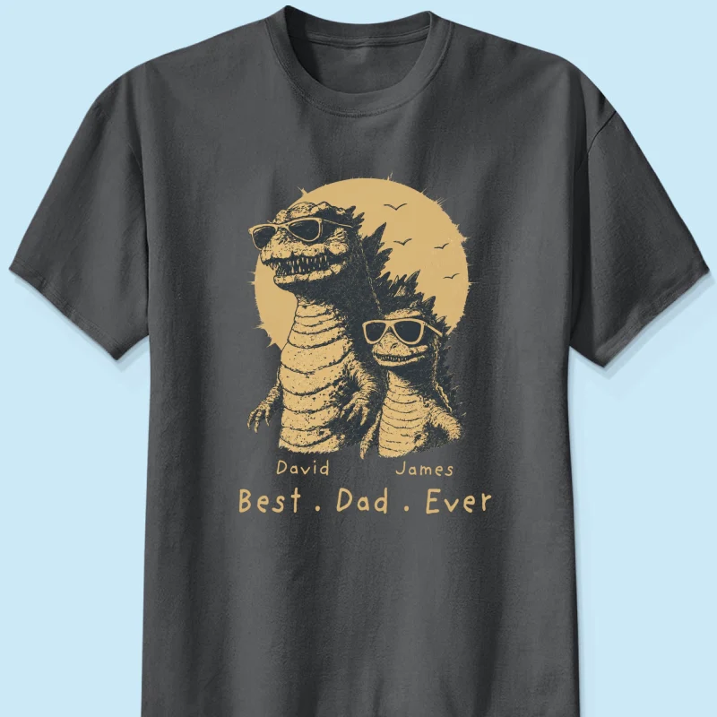 Best Dad Ever - Personalized Shirt - Funny Father's Day Gift for Dad, Papa, Husband - Image 10