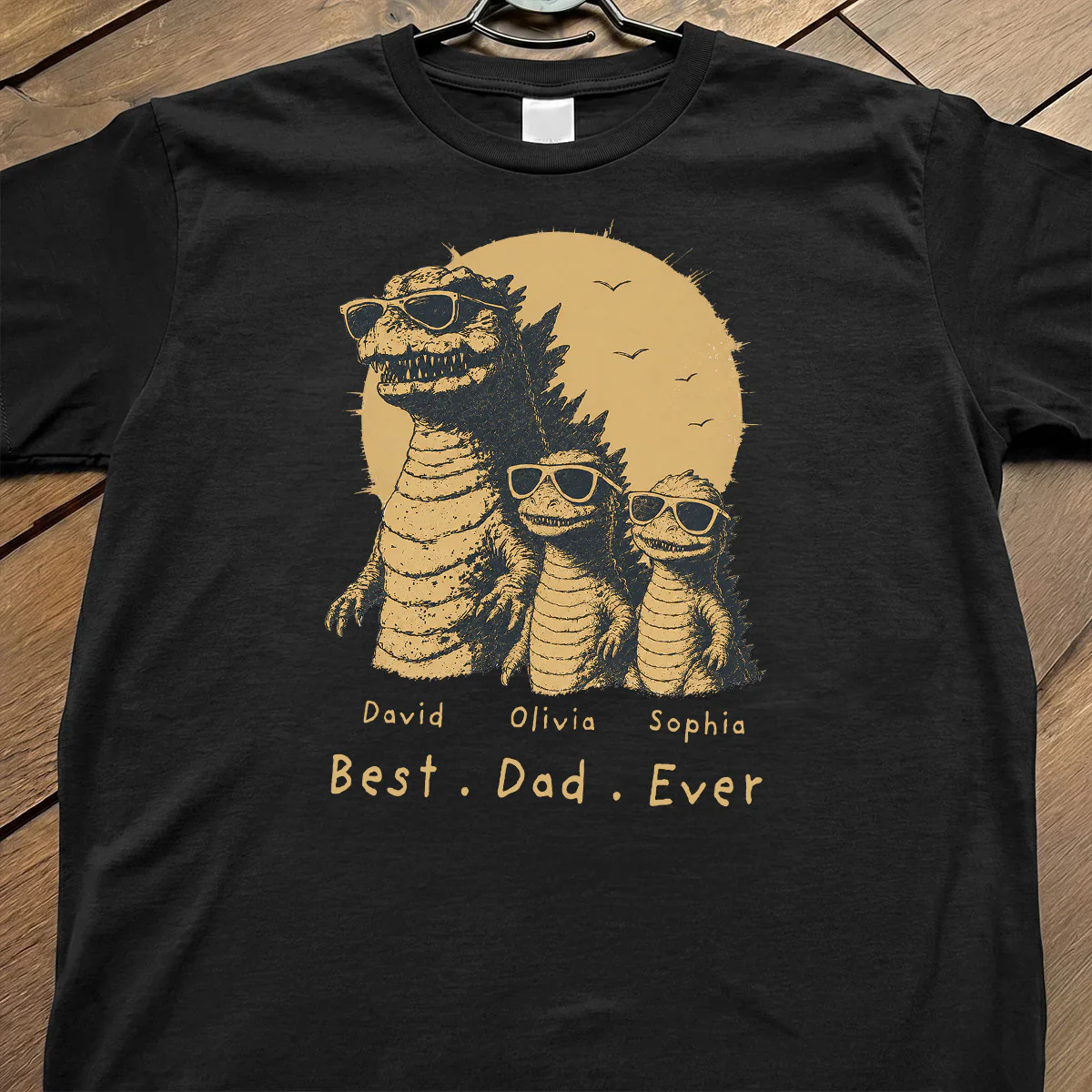 Best Dad Ever - Personalized Shirt - Funny Father's Day Gift for Dad, Papa, Husband - Image 4