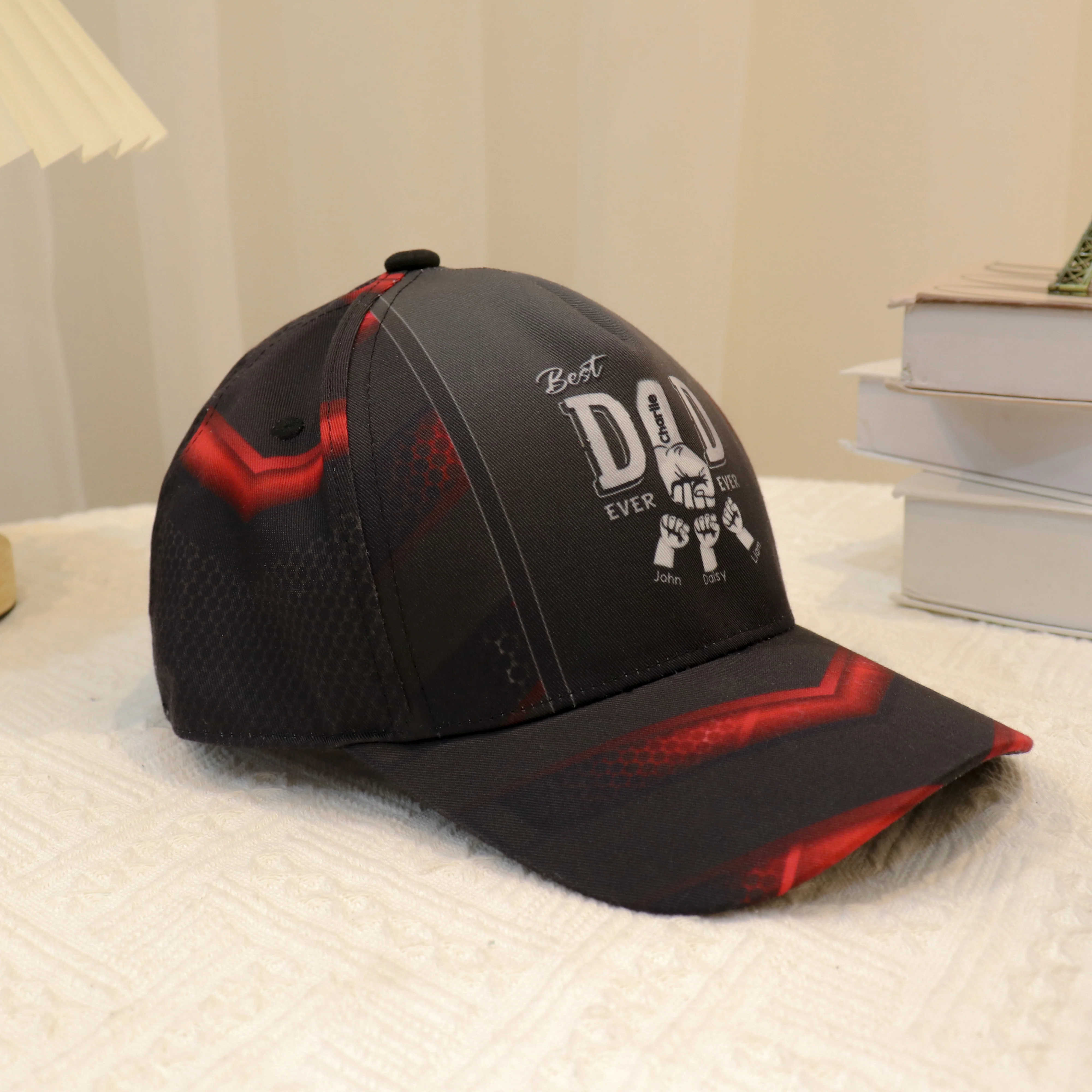 Best Dad Ever Fist Bump - Personalized Classic Cap - Gift For Dad, Gift For Husband, Gift For Grandpa - Image 6
