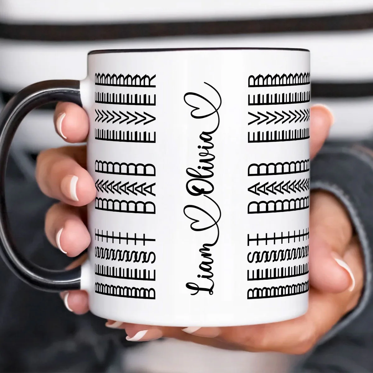 Best Dad Ever Funny Dad Hidden Message Personalized Mug, Father's Day Gift for Dad, Custom Kids' Names - Image 6