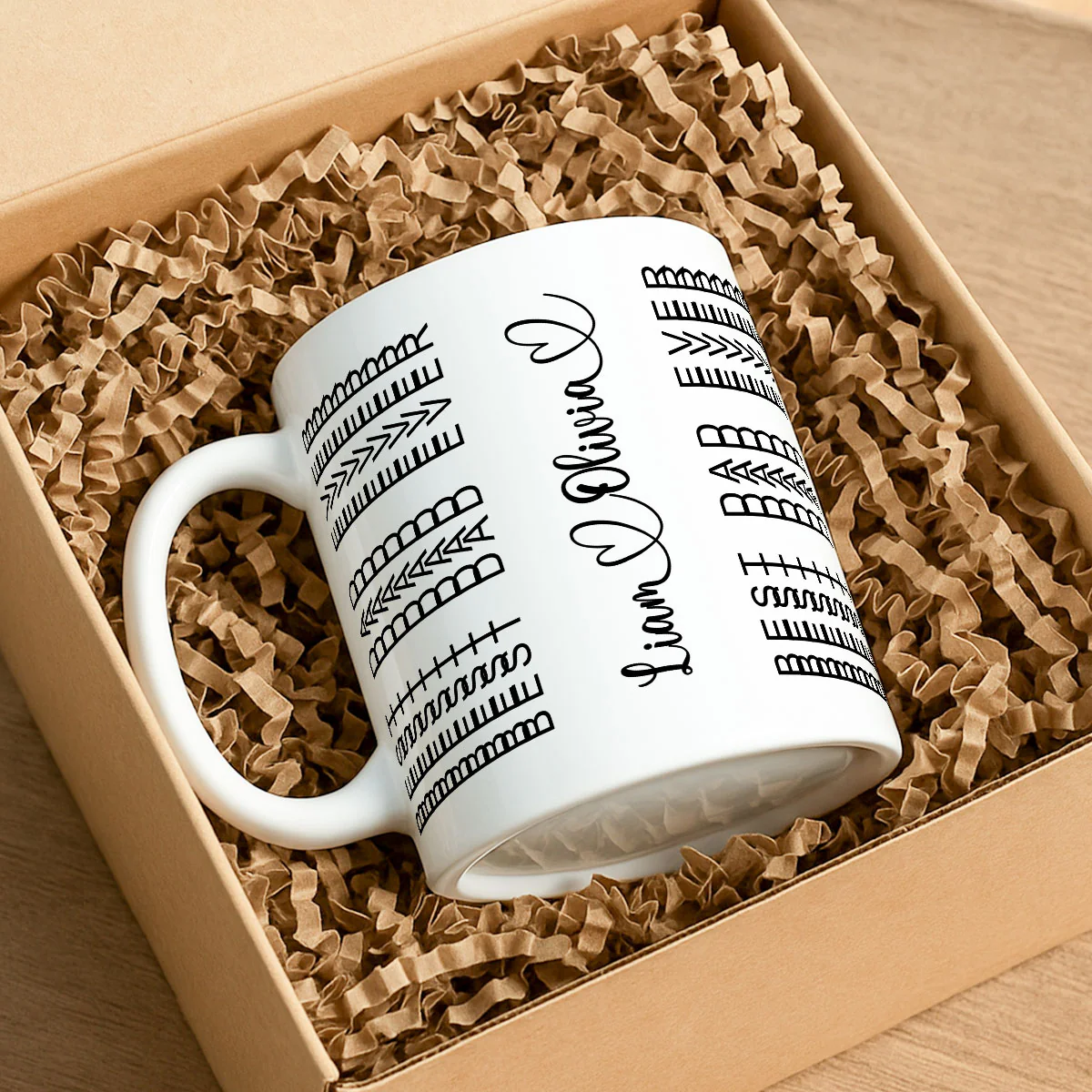 Best Dad Ever Funny Dad Hidden Message Personalized Mug, Father's Day Gift for Dad, Custom Kids' Names - Image 8