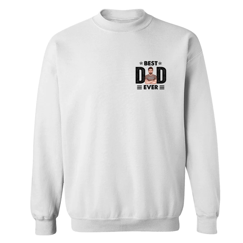 Best Dad Ever Real Man On Chest Personalized Shirt - Image 17