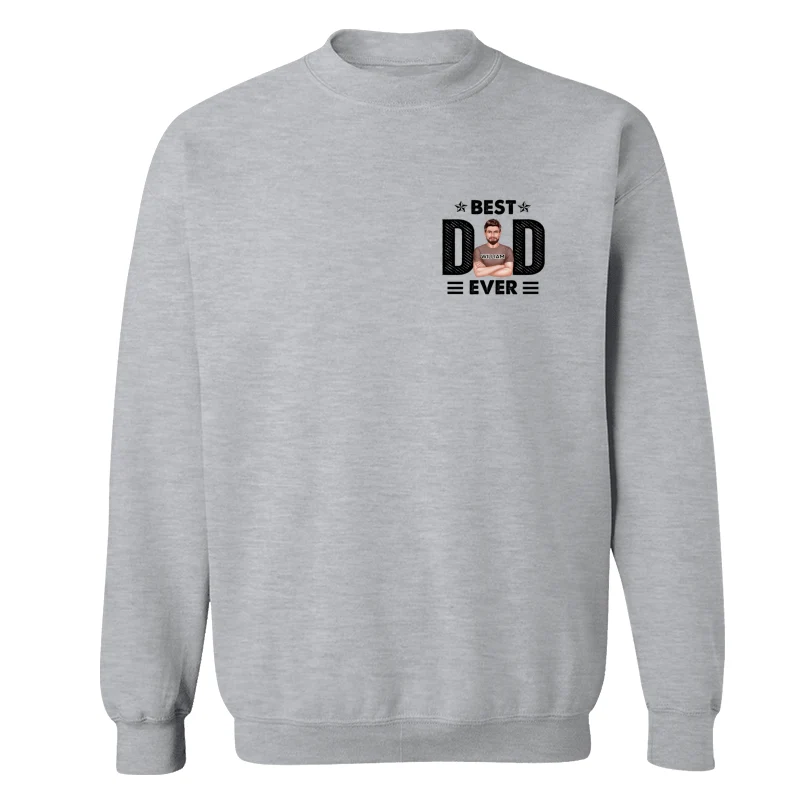 Best Dad Ever Real Man On Chest Personalized Shirt - Image 18