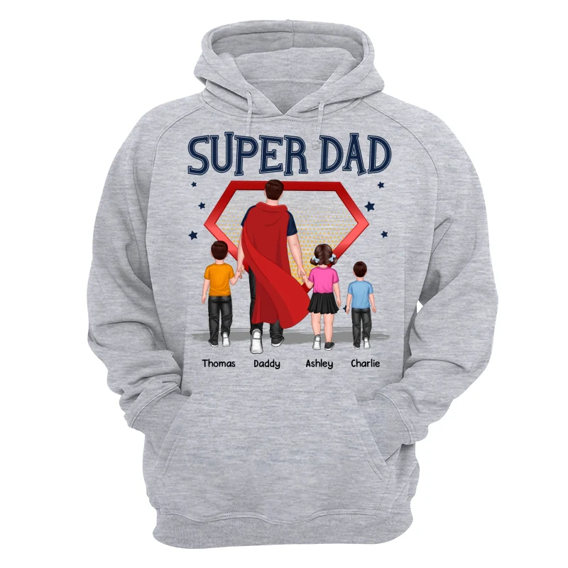 Best Dad Ever Super Dad Personalized Shirt - Image 14