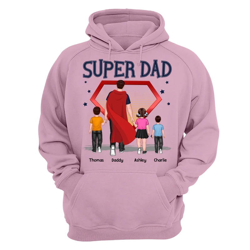 Best Dad Ever Super Dad Personalized Shirt - Image 15