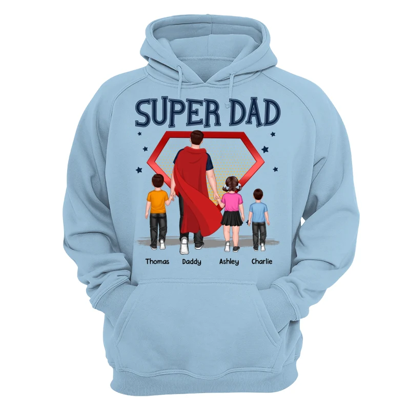 Best Dad Ever Super Dad Personalized Shirt - Image 16