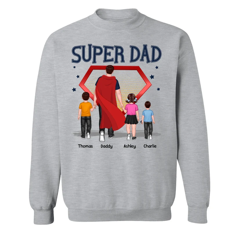 Best Dad Ever Super Dad Personalized Shirt - Image 18