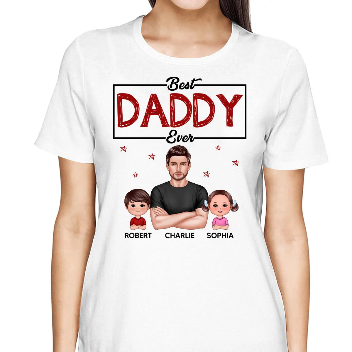 Best Dad Grandpa Uncle Ever Real Man And Kids Personalized Shirt - Image 2