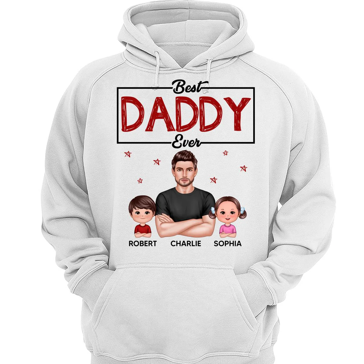 Best Dad Grandpa Uncle Ever Real Man And Kids Personalized Shirt - Image 3