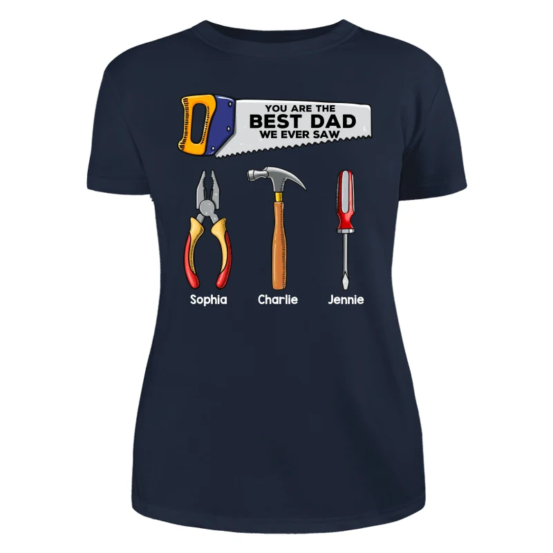 Best Dad Grandpa We Ever Saw Tools Personalized Shirt - Image 10