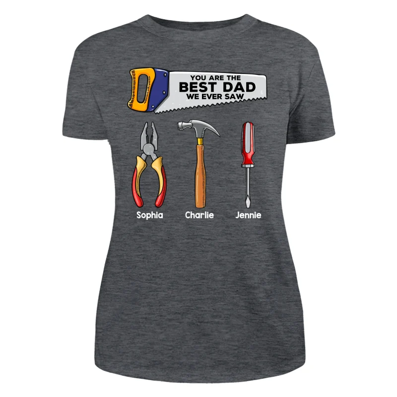 Best Dad Grandpa We Ever Saw Tools Personalized Shirt - Image 11
