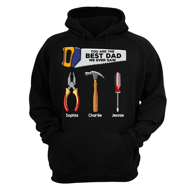 Best Dad Grandpa We Ever Saw Tools Personalized Shirt - Image 12